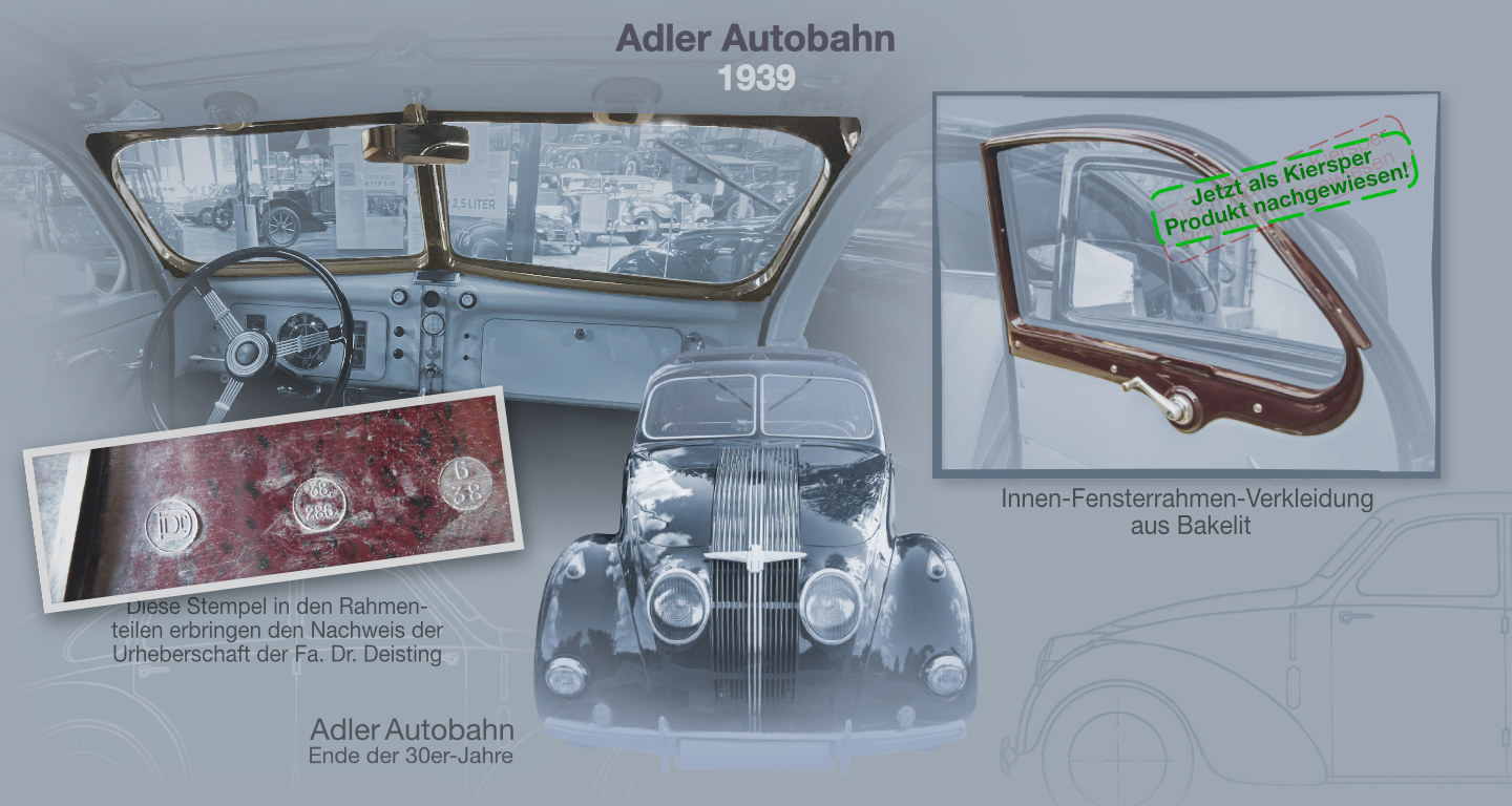 Adler Autobahn Innen-Fensterrahmen