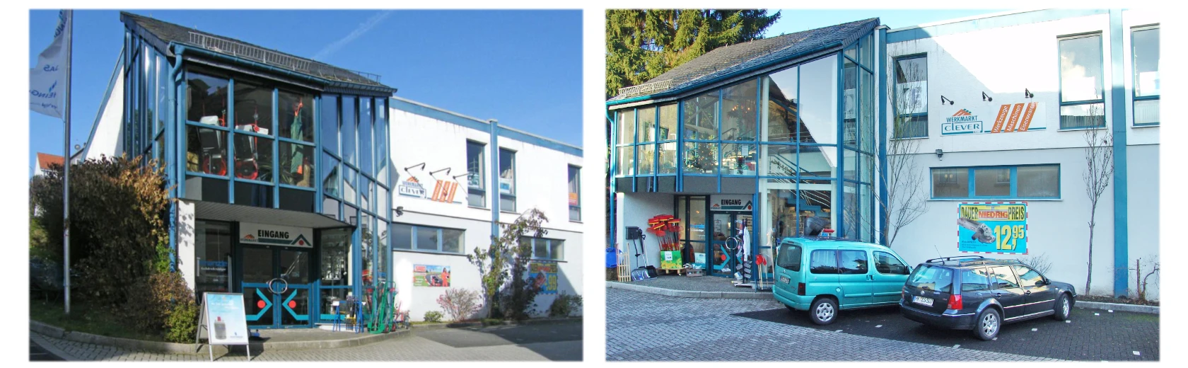 Glas-Treppenhaus – fertig